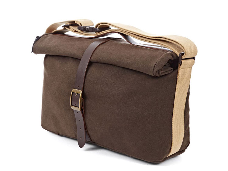 BROMPTON Rolltop Bag Waxed Canvas